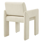 Modway Daven Fabric Upholstered Dining Chair - Ecru-Assembly Required