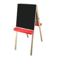Crestline Child's Double Easel - Black-Designed for children under the age of 6.
