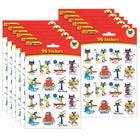 Edupress Pete the Cat Stickers - 1" - 12 Packs of 96-Great reward, incentive, or motivator