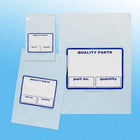 Spicers - Sac transparent pour pièces à dessus ouvert - 2,5 mils - 10,25 po l x 15 po L - Section blanche - 1 000 par paquet-Sacs pour pièces à dessus ouvert avec carré blanc préimprimé.