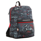 SMASH Junior Journey 3-Piece Backpack Set - Cars-Zippered pencil case included