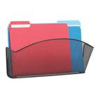 Safco Legal Size Support - Black Onyx-Wall pocket