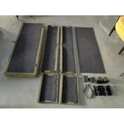 Brassex Torin Storage Ottoman - Green-Modern aesthetic