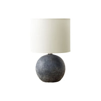 Monarch Specialties 16" H Table Lamp - Grey Concrete / Ivory / Cream Shade-This 16"h table lamp features a sleek grey concrete base paired with a soft ivory fabric shade, making it a stylish and fashionable addition to any contemporary living room, bedroom, or office decor