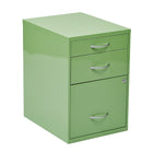 OSP Designs HPBF-6 22" Storage File Cabinet, Green-Pencil drawer, standard and file drawers
