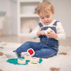 Miniland Feel to Learn: Nestable Sensory Tree-Its shapes, textures and colors will also develop the child's curiosity and bring them closer to the natural environment