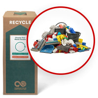 TerraCycle Cleaning Supplies and Accessories - Zero Waste Box - Large-Recycle empty non-hazardous cleaning items and packaging, including: plastic brooms, mops, buckets, synthetic dry cleaning pads, synthetic wet cleaning pads, dust pans, empty spray bottles, empty detergent bottles and nozzles, empty cleaning product bottles, lid tops, and dryer sheets.