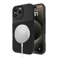 AXS PROTech Plus MagSafe Compatible Sleek Dual-layered Anti-Shock Case for Apple iPhone 16 Pro Max - Black-Drop resistant up to 10 feet