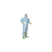 Lakeland Coverall, Hood Pyrolon Cr/Fr M .5Mil Wrist/Ankle, 3 Pack (37428-M)-Material: Pyrolon