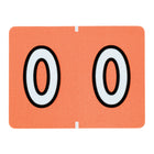 Pendaflex Numeric End Tab Pink Filing Labels - 0 - 500 Pack-Compatible with DataFile L8700 series labels