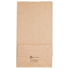 JAM Paper Kraft Lunch Bags - Large - 6 x 11 x 3.75 - Brown Kraft Recycled - 500 Pack (692KRBRB)-Paper with matte finish