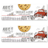 Abbye Artisan Milk Chocolate And Salted Caramel Biscuits - 140 g - 2 Pack-Made with 28% butter for a rich and indulgent flavour