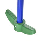 Outsunny - Ensemble de balançoires en métal 5 en 1 avec balançoire soucoupe, toboggan, balançoire à bascule, planeur, siège de balançoire, échelle - multicolore-Couleur : Bleu, Vert, Marron 