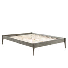 Modway June Wood Full Platform Bed Frame - Grey-Full Platform Bed Frame