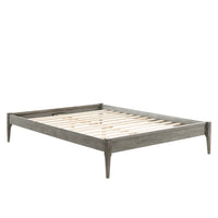 Modway June Wood Full Platform Bed Frame - Grey-Full Platform Bed Frame