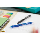 BIC Gelocity Gel Pens Retractable – 0.7 mm – Black – 4 Pack-Black ink