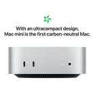 Apple Mac mini - M4 - 16 GB - 512 GB SSD - Silver-Apps fly with apple silicon: All your favourites, including Microsoft Excel, Adobe Photoshop and Zoom, run lightning fast in MacOS