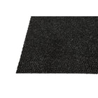Edgewood - Tapis D'entrée Supreme Knob Pour Trafic Intense - 6 pi 10 po l x 10 pi L - Charbon avec bordures noires-Contient environ 7 litres ou 1,85 gallon d'eau par mètre carré