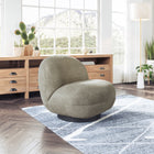 Zuo Myanmar Accent Chair - Olive Green-Dimensions: 31.5" L x 29.9" W x 26.8" H