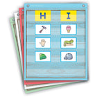 Teacher Created Resources - Mini tableaux de poche magnétiques en bois peint, 14 po x 17 po-Lot de 4