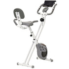 Soozier - Vélo D’Exercice Pliant Avec Résistance Magnétique À 8 Niveaux - Gris-Vélo d'exercice pliable pour un rangement gain de place  