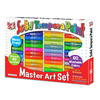 Kwik Stix - Peinture Tempera Solide - ensemble d'art maître - 60 couleurs-COULEURS VIVES : Ces couleurs hautement pigmentées apporteront une gamme de belles couleurs à tout votre artisanat.