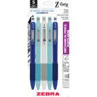 Zebra Z-Grip 5-Piece Mechanical Pencil Set - 0.7mm - Blue/White-Z-Grip