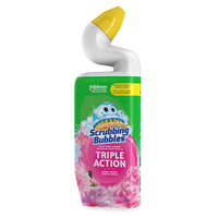 Scrubbing Bubbles Triple Action Toilet Bowl Cleaner - 710 mL - Floral Fusion-Cleans and freshens leaving the toilet bowl fragrant and sparkling