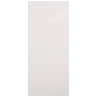 JAM Paper #11 Policy Envelopes, 4.5 x 10.38, Strathmore Bright White Wove, 100 Pack (191251g)-Bright white
