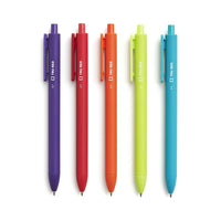 TRU RED Retractable Quick Dry Gel Pens - 0.7mm - Assorted - 5 Pack-Smooth-flowing assorted ink pen provides bold, vivid writing