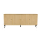 Manhattan Comfort Magnolia 70.9" Modern Sideboard - Natural Oak-Modern Sideboard and Buffet Stand for Dining Room and Living Room Use