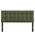 Modway Emily Fabric Upholstered Queen Size Headboard - Foliage-Assembly Required