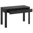 Hudson&Canal Lonsdale 48'' Desk - Black Grain-Clean with a soft, dry cloth and no harsh chemicals or abrasive cleaning materials