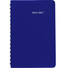 Staples 2026-2027 Weekly/Monthly Academic Planner - 8-1/2" H x 5-1/2" W - Blue - Bilingual-Assorted presto cover colours include black and blue (colour choice not available online)