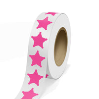 JAM Paper Standard Label Rolls - Sherrif Star - 2 3/4 x 2 3/4 - Neon Pink - 125 Labels/Roll-Colour: Neon Pink | Make your mail stand out with colourful shipping address labels.