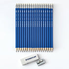 Staedtler - Norica crayons en bois #2 (HB) avec taille-crayon e gomme - Paquet de 20-Très résistant aux bris grâce à la formule spéciale et à la mine collée