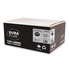 DuraPlus Can Liner - LLDPE - 23" x 24" - Regular - White - 500 Pack-Strength: Regular