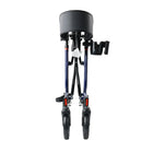 BIOS Living Onyx Deluxe Rollator - 21.5"-Padded 5" wide backrest