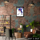 Anders Lee New York Islanders - Framed Canvas - 22" x 31"-Officially licensed by the NHL and NHLPA