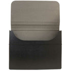JAM Paper Thick Portfolio File Carrying Case with Elastic Band - 10 x 1 1/4 x 13 1/4 - Black-Made from durable, sturdy chipboard material and feature a black elastic band closure designed to keep documents secure