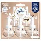 Glade PlugIns Scented Oil Refill - Delicate Vanilla Embrace - 5 Pack-LONG LASTING FRAGRANCE - Enjoy up to 60 days of fragrance* with Glade PlugIns Refills (*per refill, on low setting)