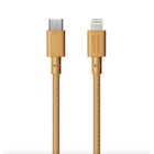Native Union Belt USB-C to Lightning 1.2m Cable - Kraft-Pair with a PD-enabled charger for up to 50% iPhone charge in under 30 minutes