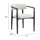 Zuo Midori Dining Chair - White-6