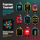  My Play Watch Space Invaders Retro Gaming Smartwatch - Red/Black (English Only)-Built-in Gameplay: Play Space Invaders  on your watch! Relive the excitement of the arcade anytime, anywhere