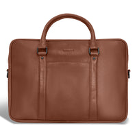 Champs - Onyx Collection Porte-documents Slim en cuir - Brun-CHAMPS Onyx Collection Porte-documents Slim