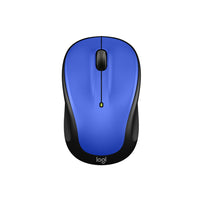 Logitech M325s Wireless Mouse - Blue-Based on the best-selling shape in the world, it keeps your hand happy-even after long hours of use-thanks to its contoured shape and textured rubber grips