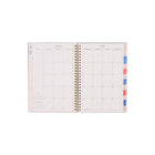 The Happy Planner 2026–2027 Organized Small Twin Loop Dated Planner - 7-1/2" x 6-11/16" - Dreamy Palms-Utilizes a twin loop binding for secured pages
