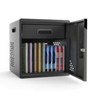 Luxor 40-Device Modular 4 Cabinet AC Charging Cart with Double Dolly-Integrated cords wraps on cabinets and carts help keep power cords organized