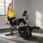 Soozier Recumbent Exercise Bike for Home-8 adjustable resistance levels let you control workout intensity