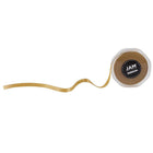 JAM Paper Double Faced Satin Ribbon - 3/8" W x 25 yd. - Gold-Quantity: Roll Sold Individually